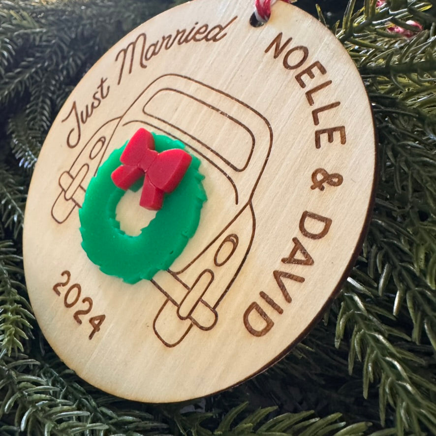 Personalized Wedding Ornament