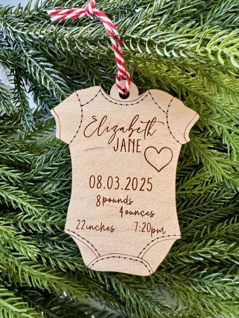 Baby Onesie Ornament