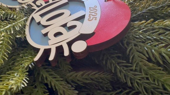 Personalized Cat Christmas Ornament