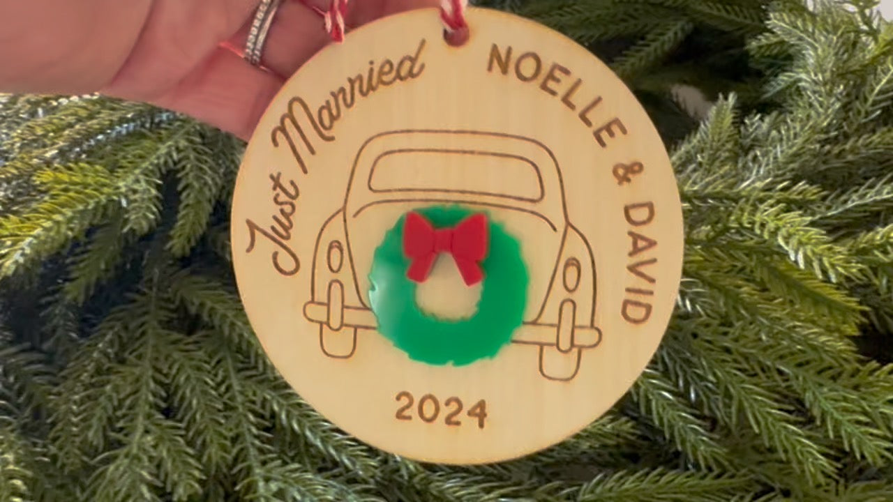 Personalized Wedding Ornament