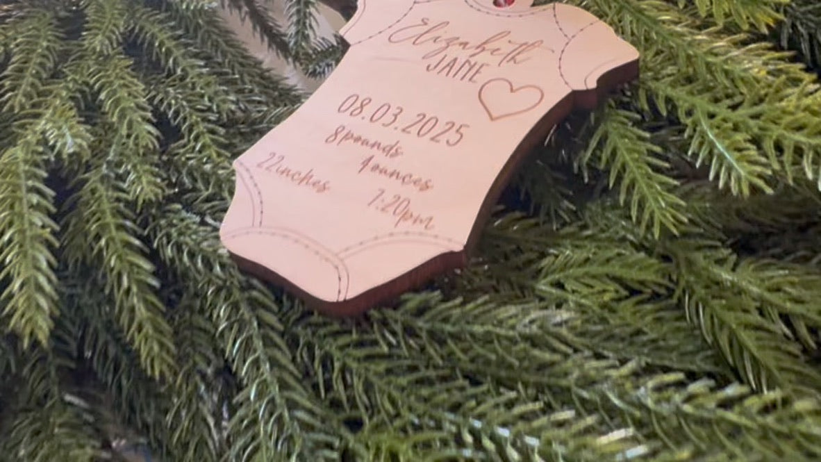 Baby Onesie Ornament