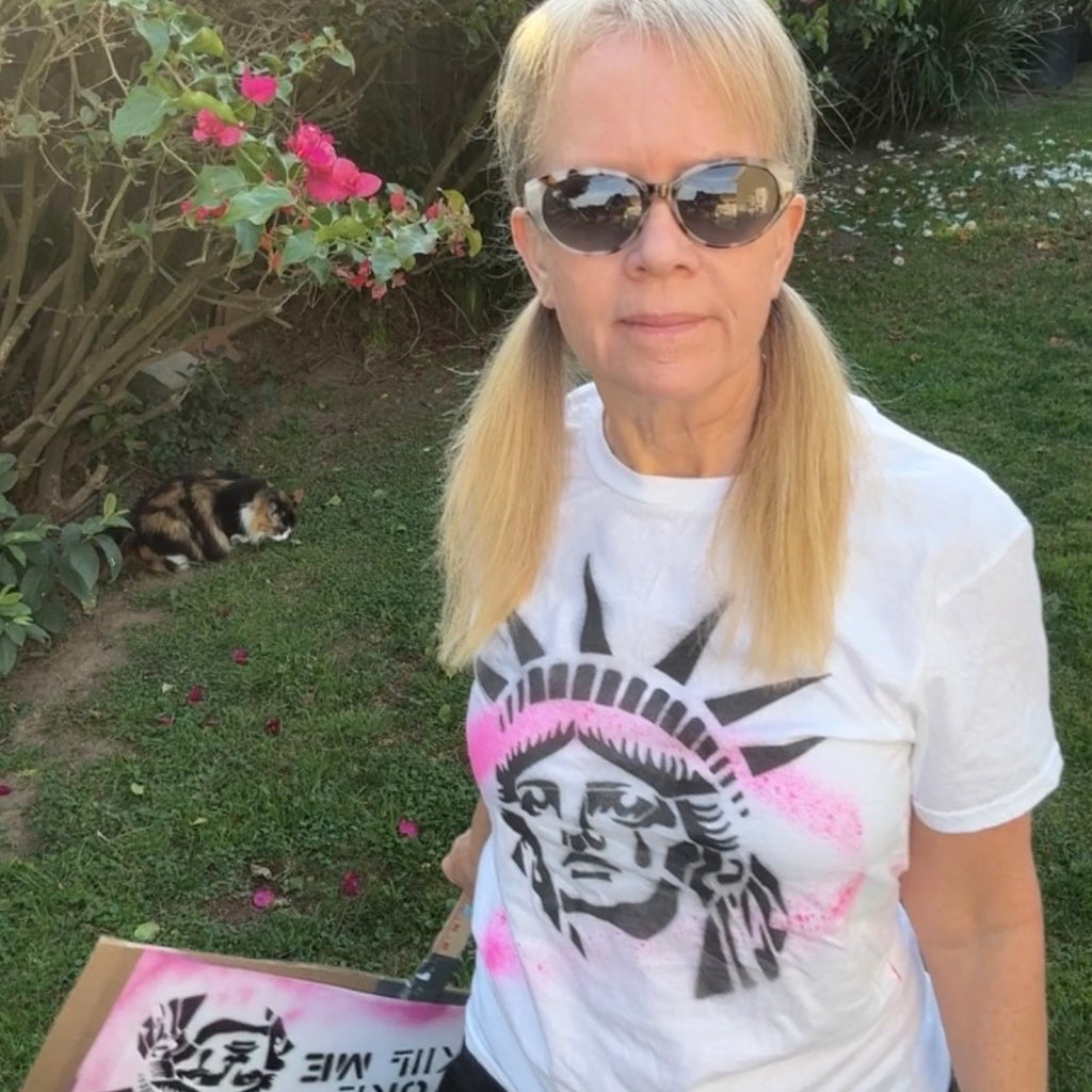 Liberty Crying T-Shirt - $5 to NonProfit | Wildish Custom Goods