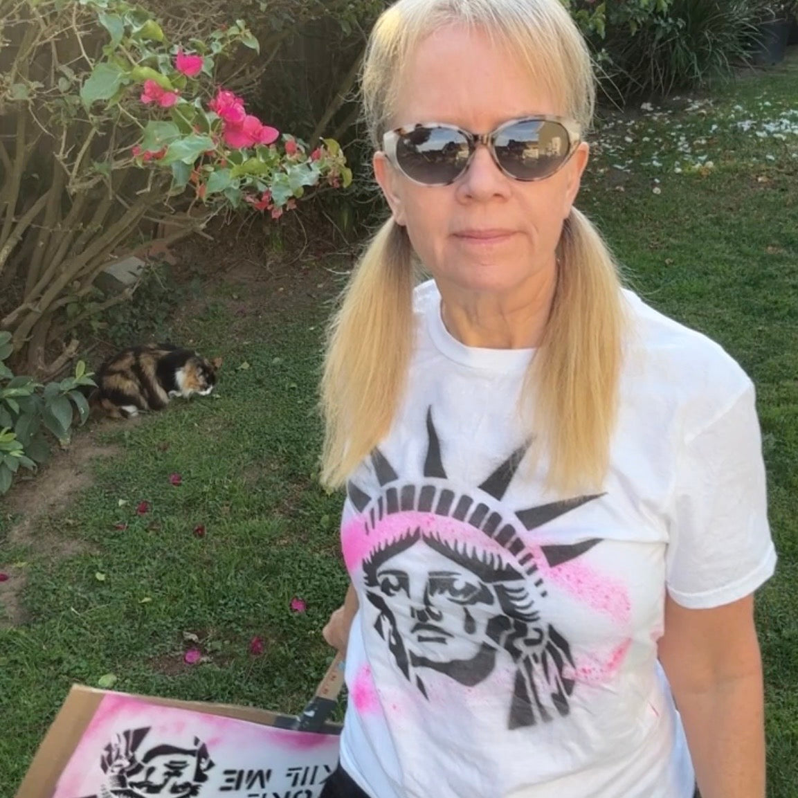 Liberty Crying T-Shirt - $5 to NonProfit | Wildish Custom Goods