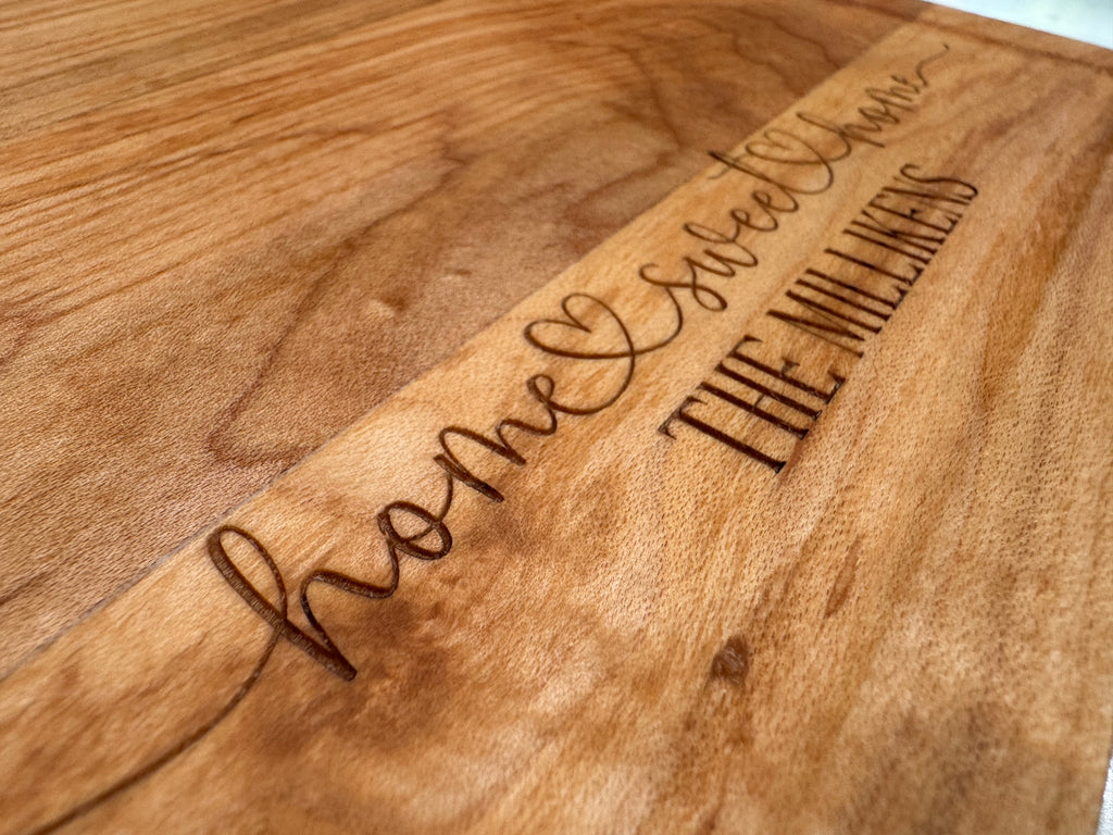 Custom American Maple Cutting Board