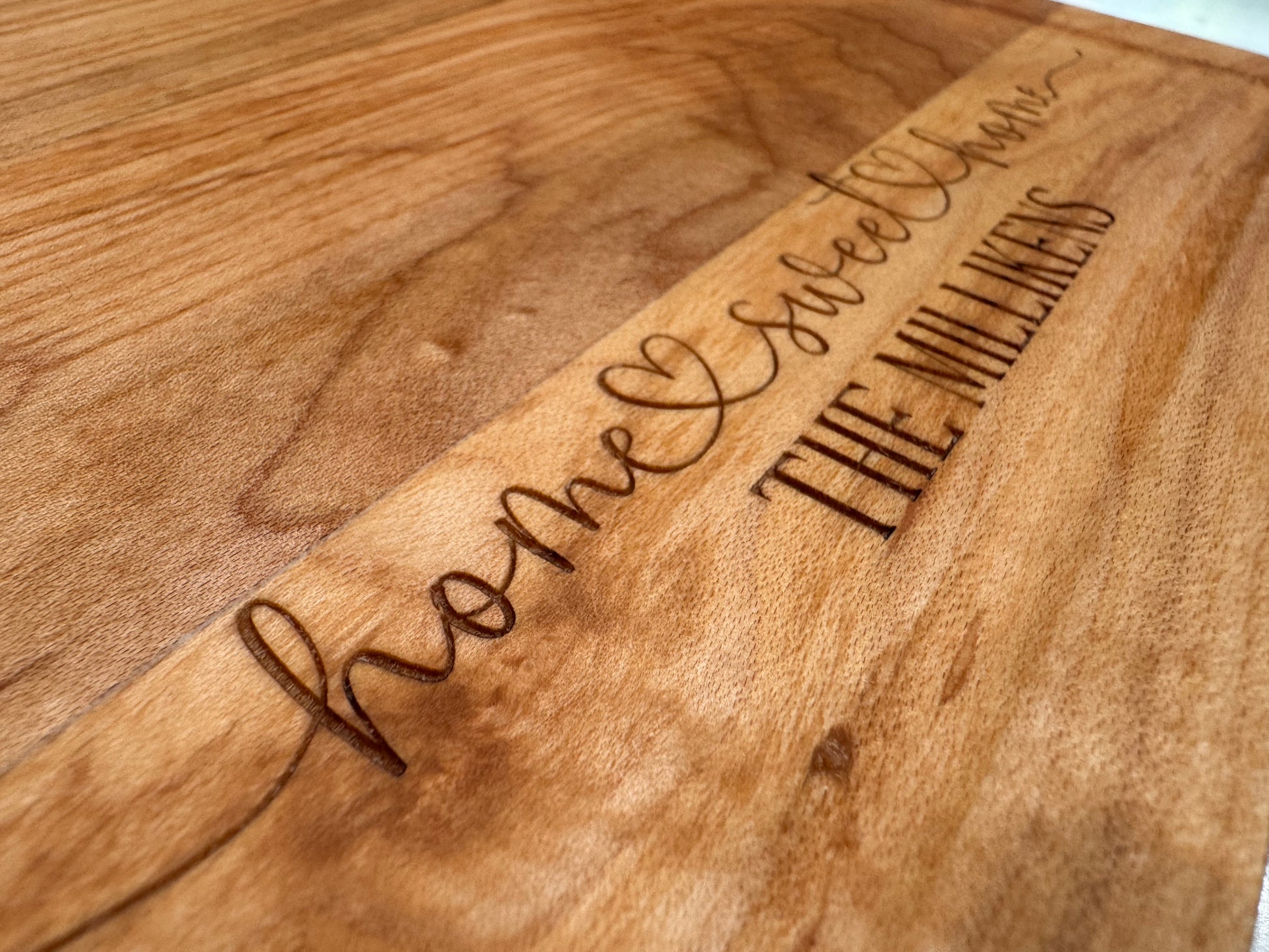 Custom American Maple Cutting Board