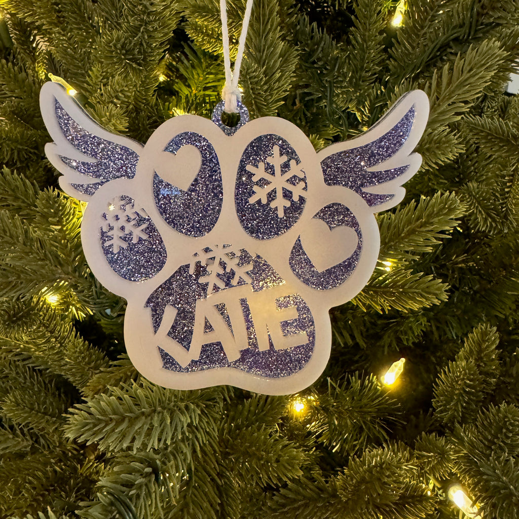 Custom Pet Name Ornament