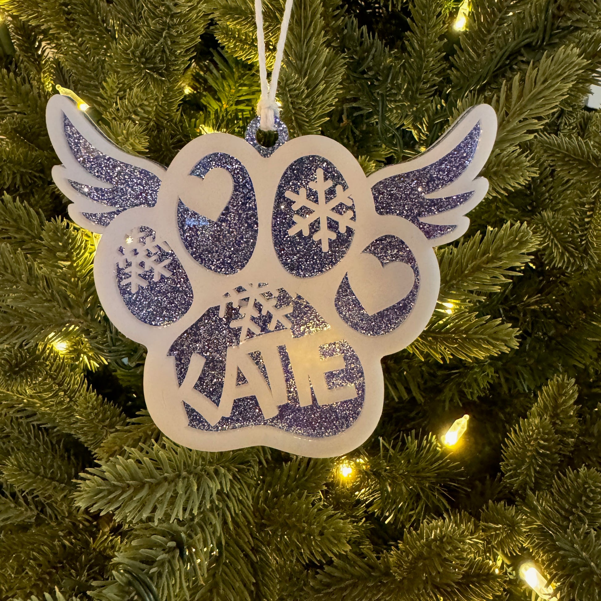Custom Pet Name Ornament