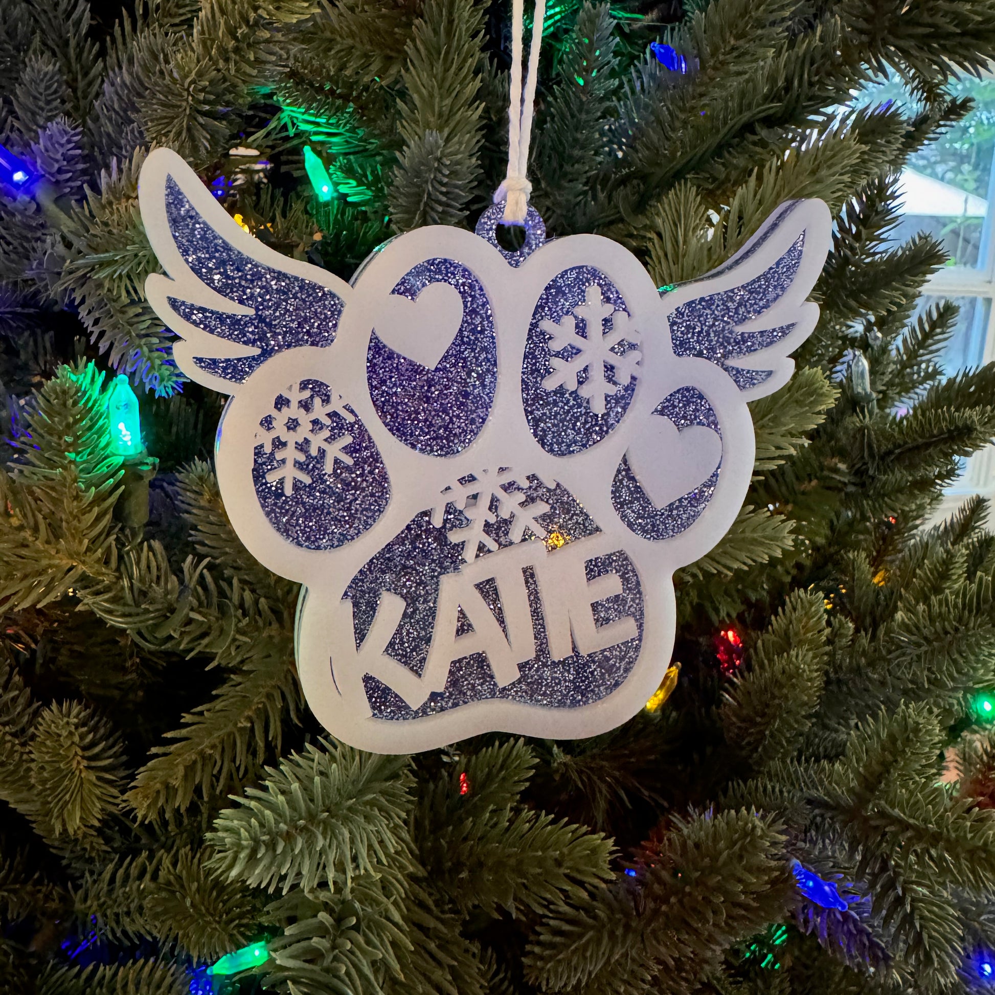 Custom Pet Name Ornament