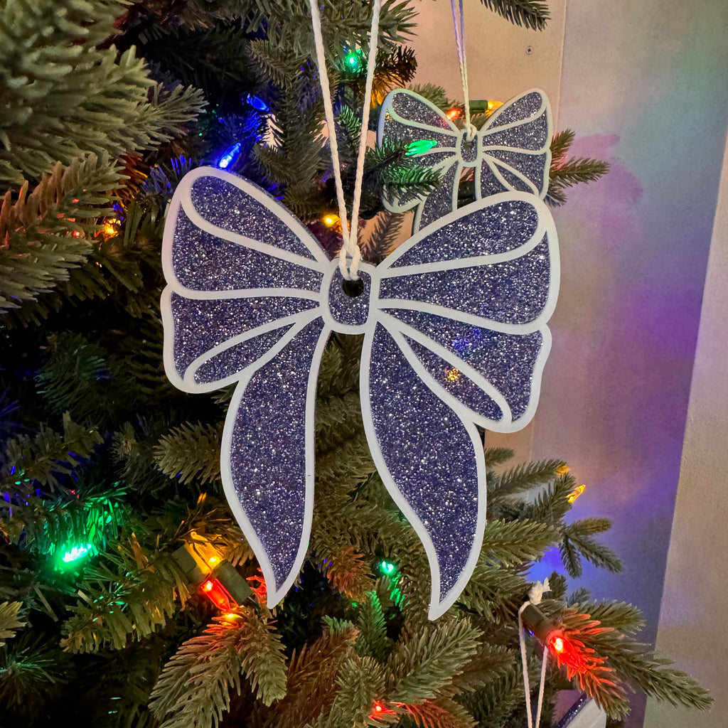 Christmas Bow Ornaments