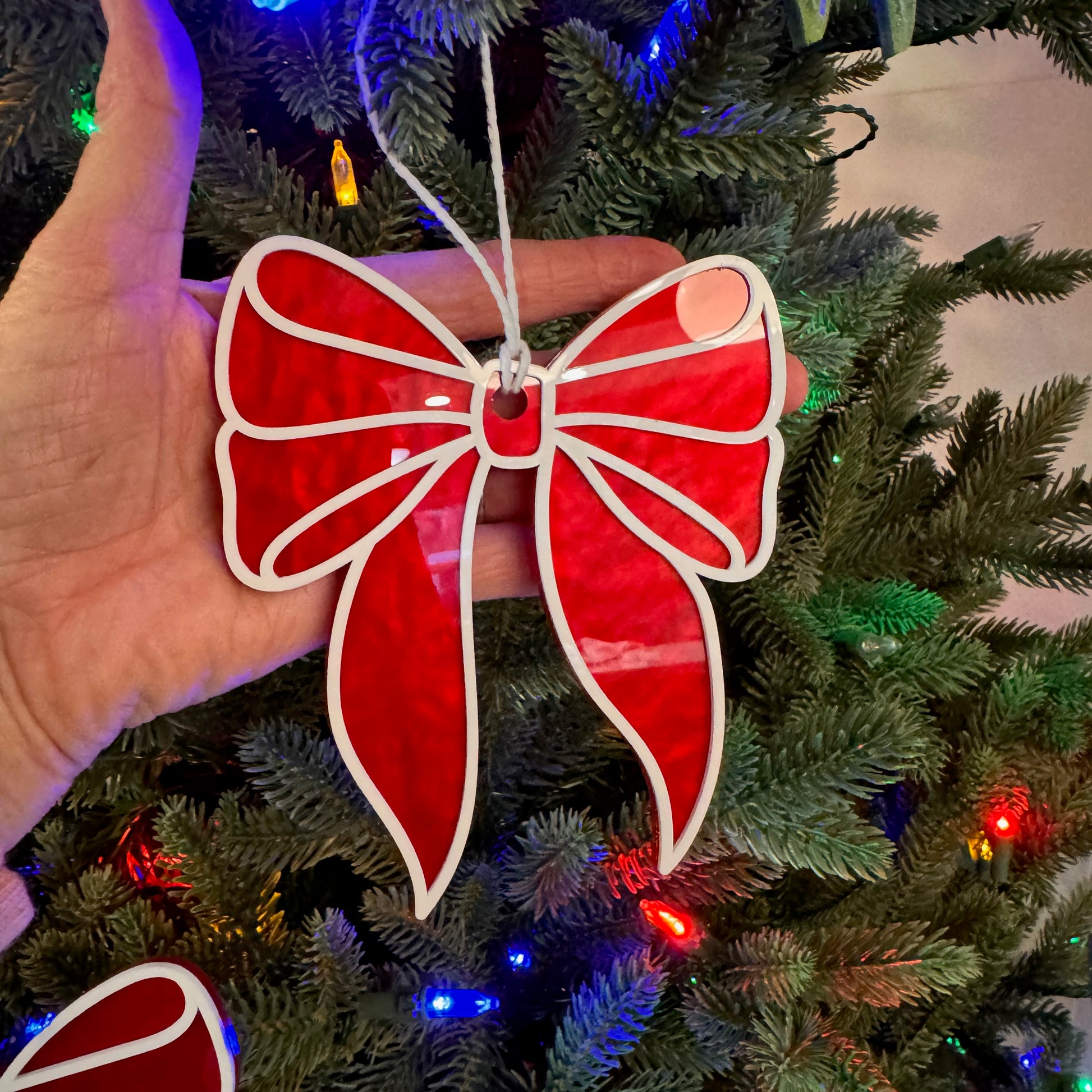 Christmas Bow Ornaments