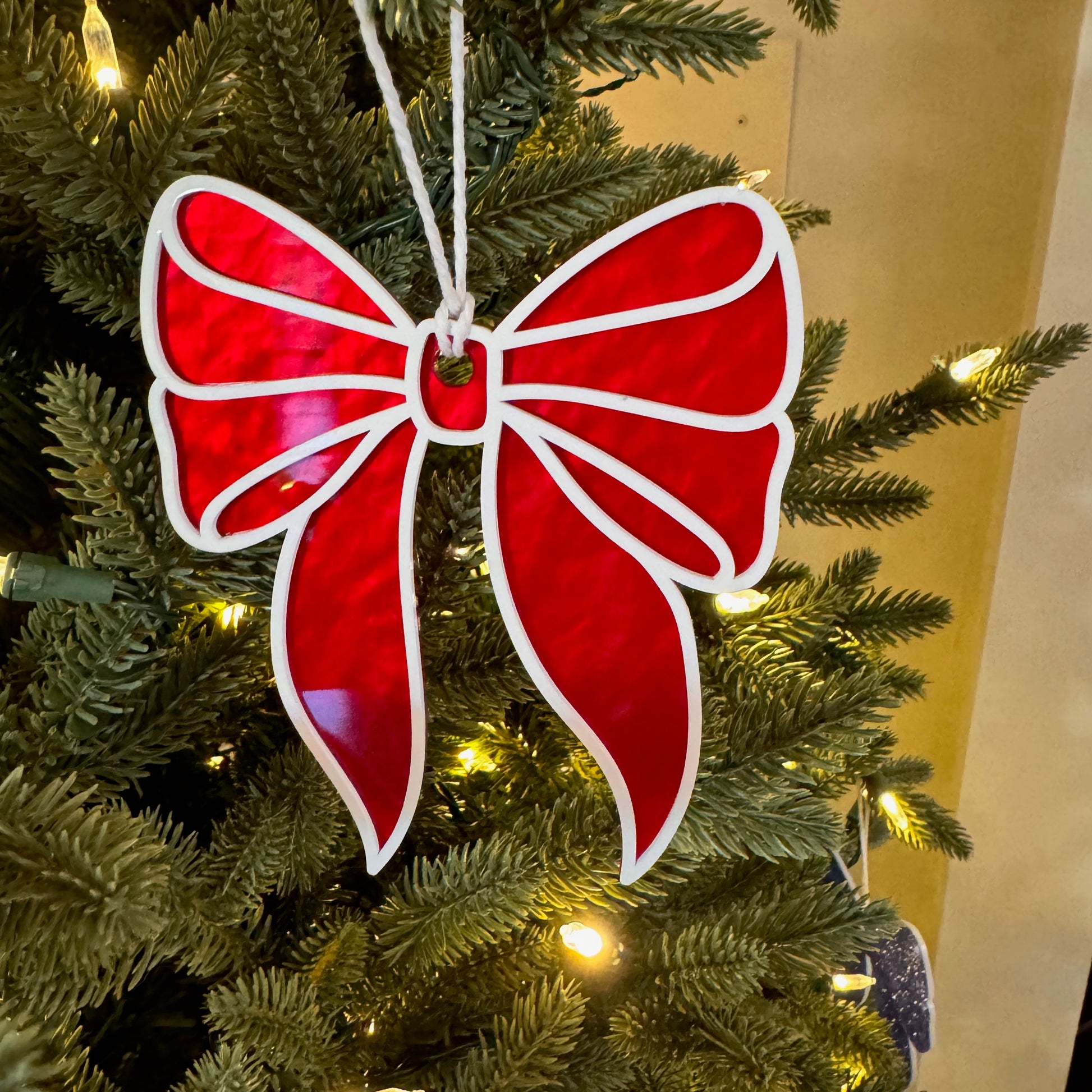 Christmas Bow Ornaments