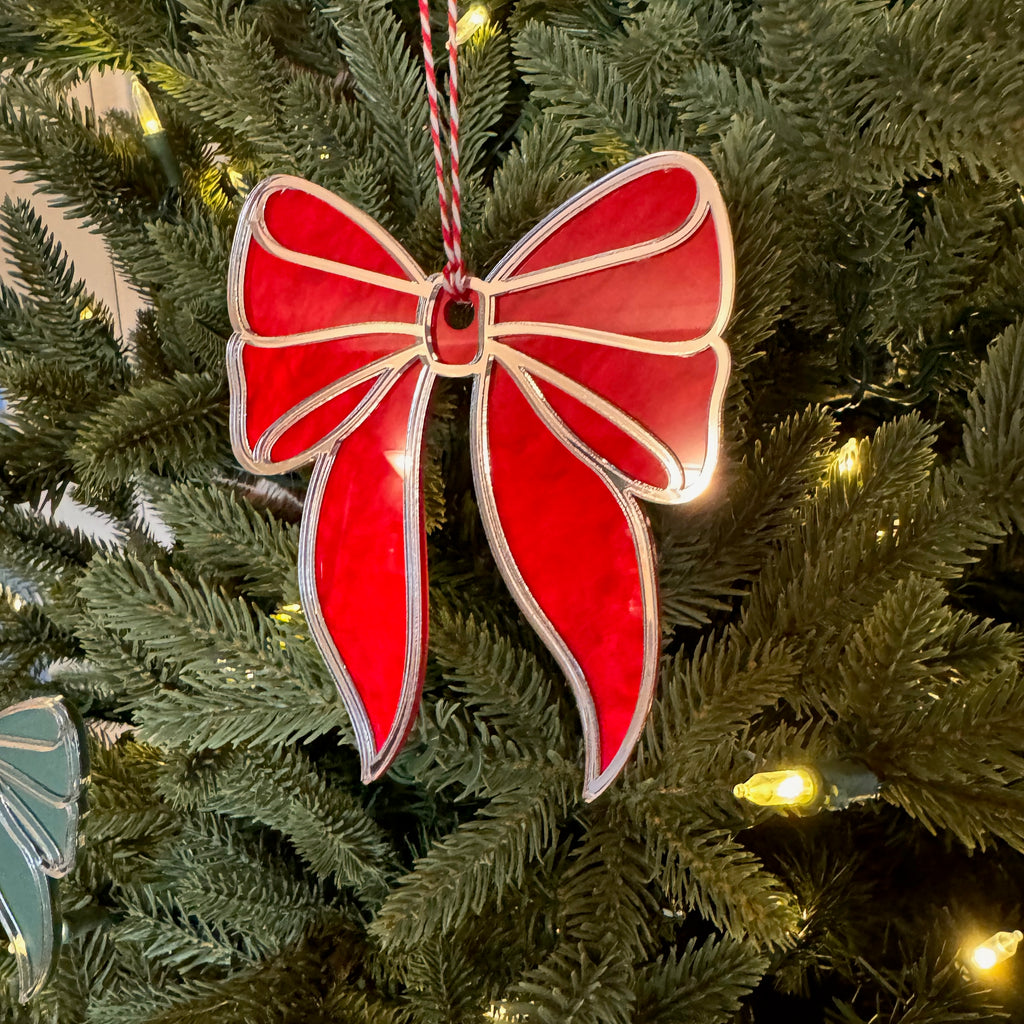 Christmas Bow Ornaments