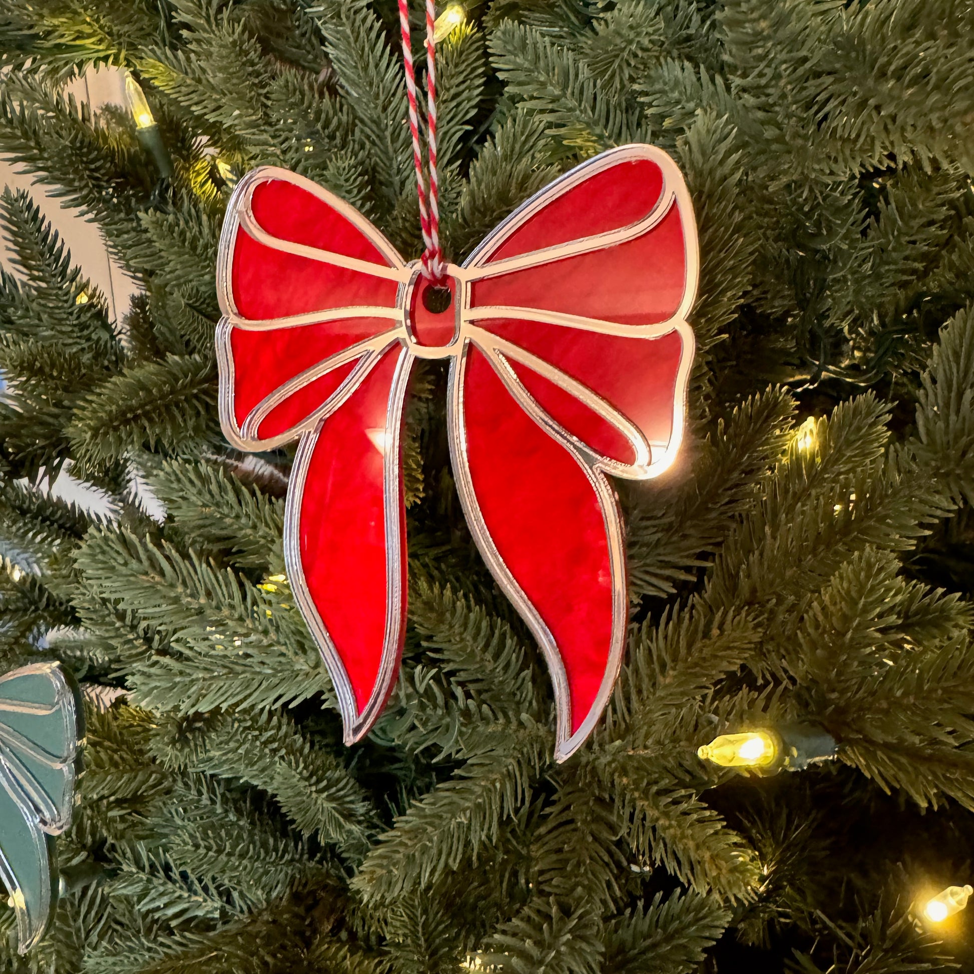 Christmas Bow Ornaments