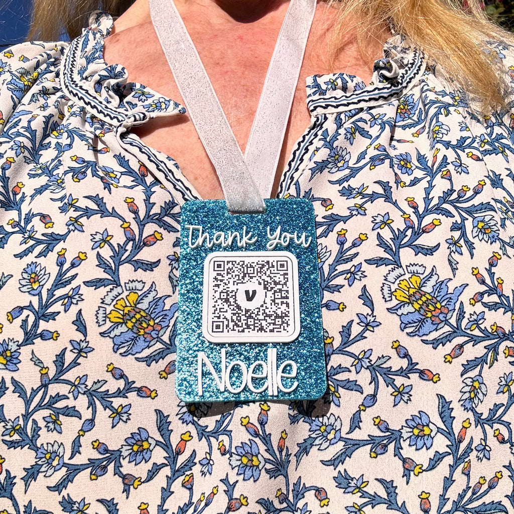 Scan to Pay Card | Wearable QR Code Badge for Payments