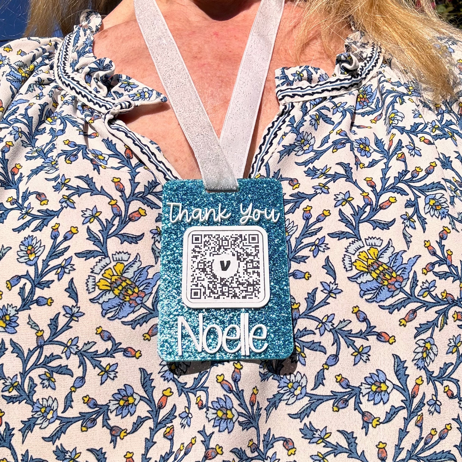 Scan to Pay Card | Wearable QR Code Badge for Payments