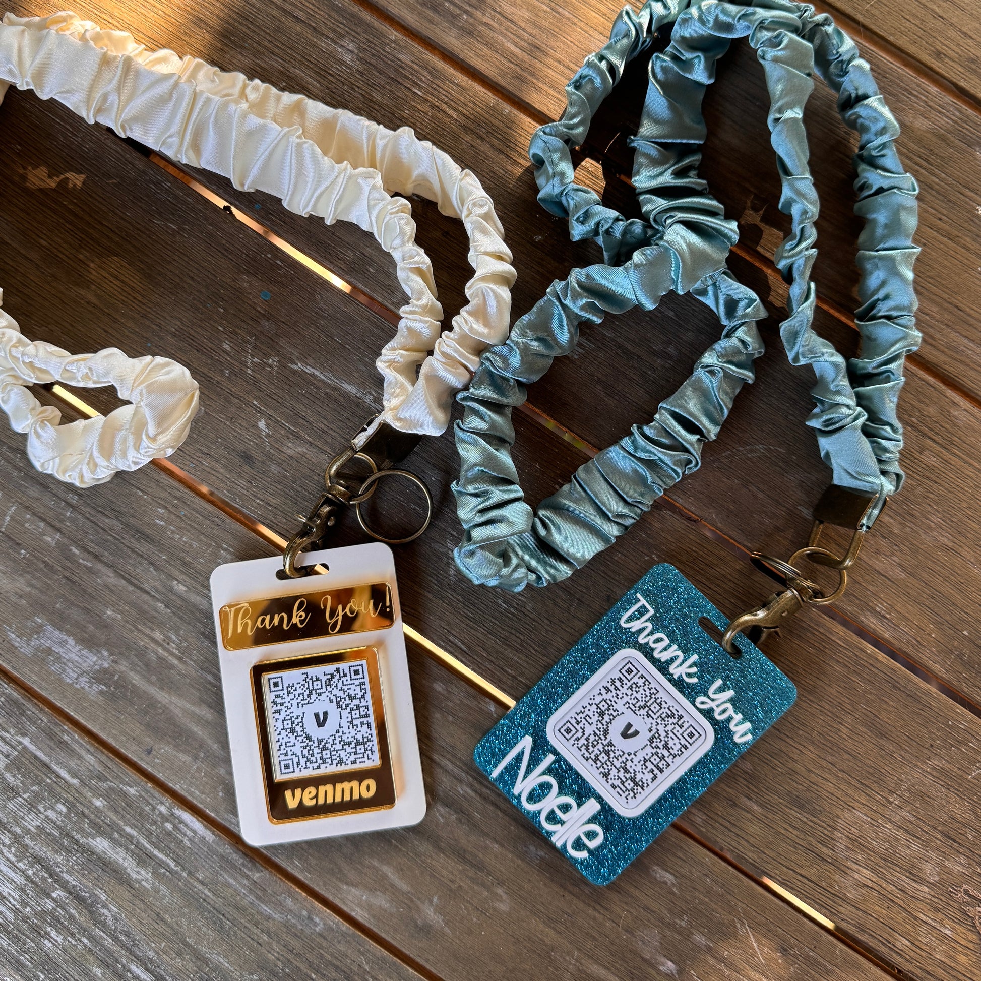 Mirror Scan to Pay Card | Wearable QR Code Badge for Payments (Copy)