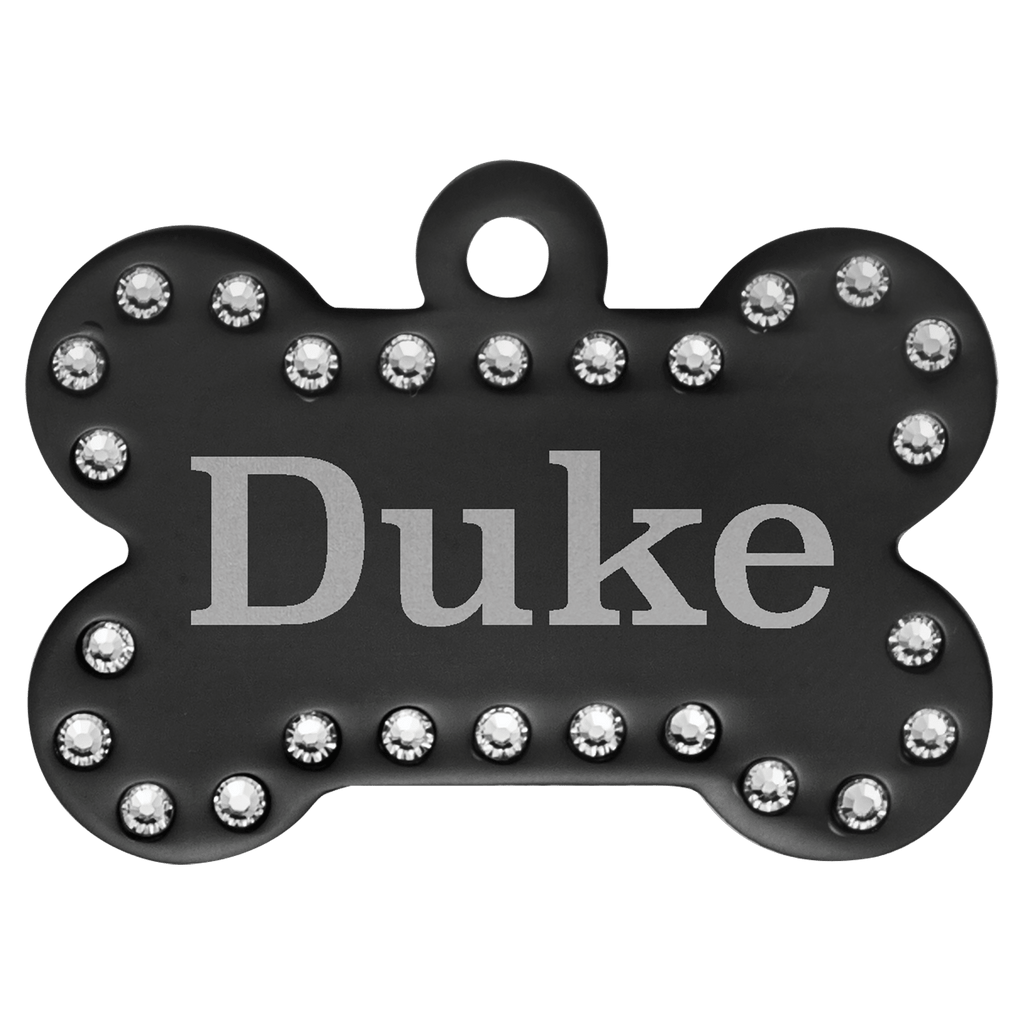Swarovski Crystal Dog Tag