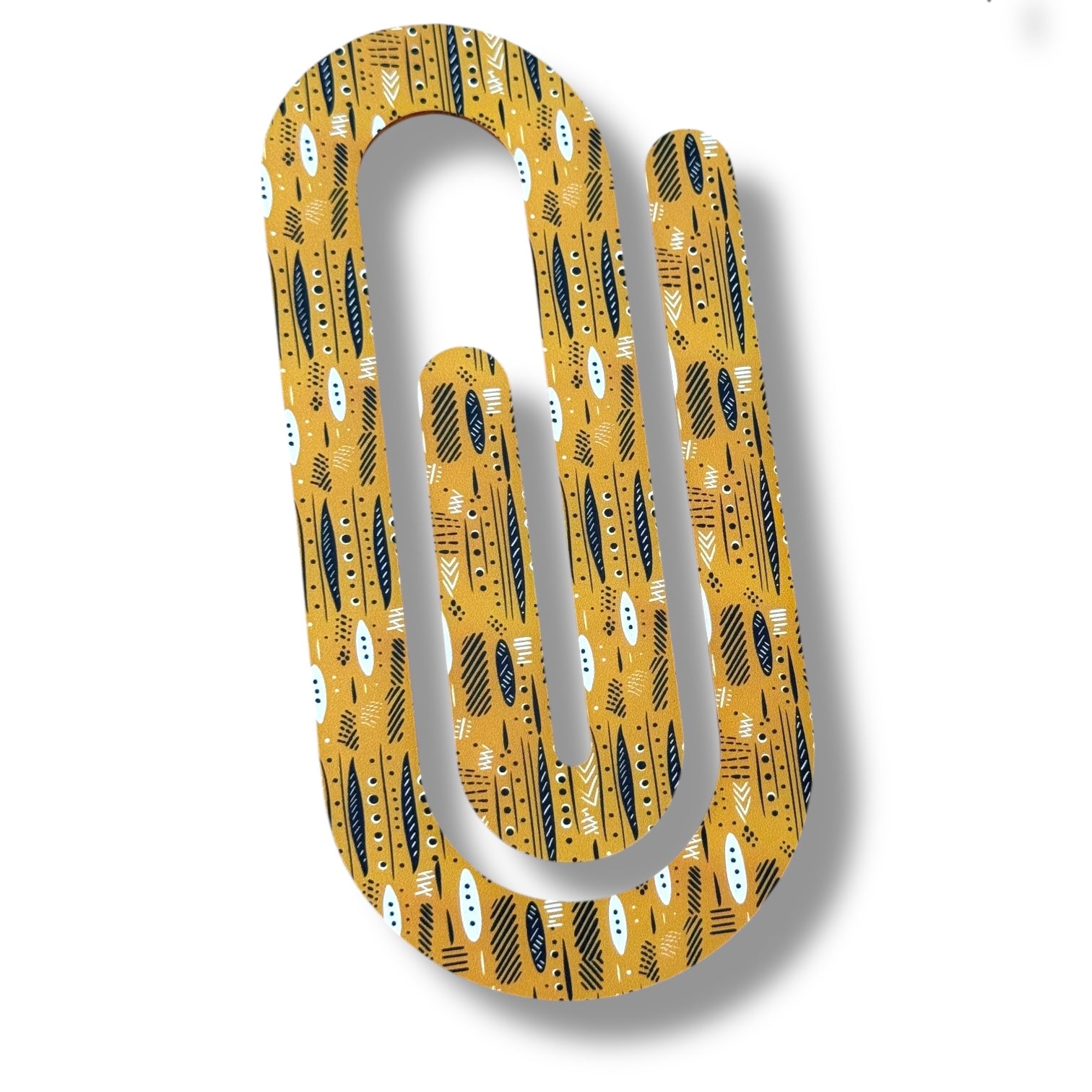 Giant Paperclip Tiki Bookmark