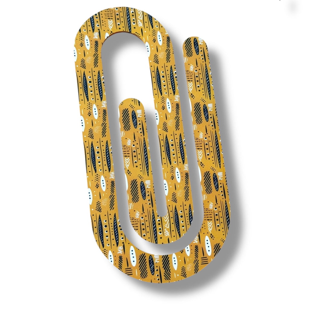 Giant Paperclip Tiki Bookmark