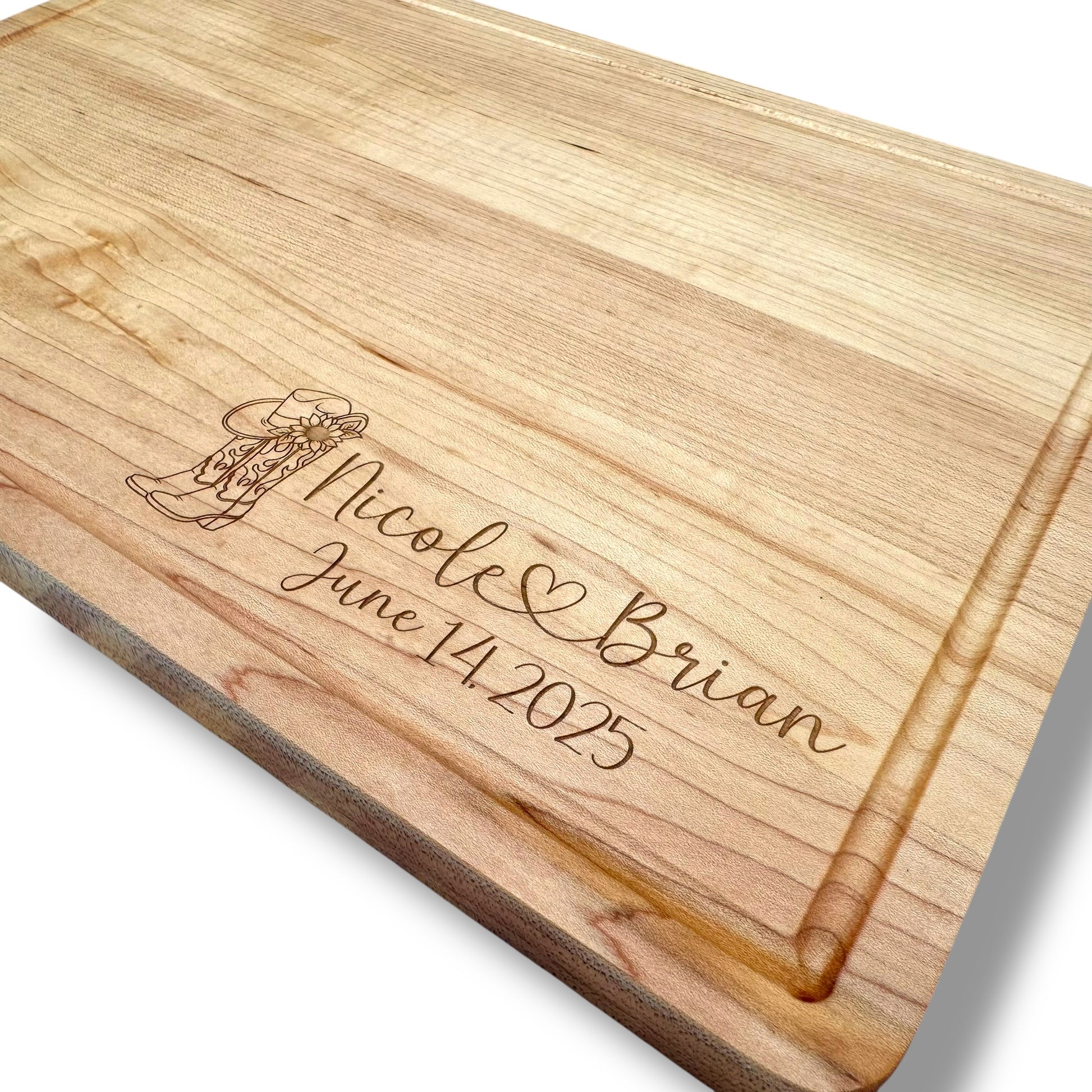Custom American Maple Cutting Board