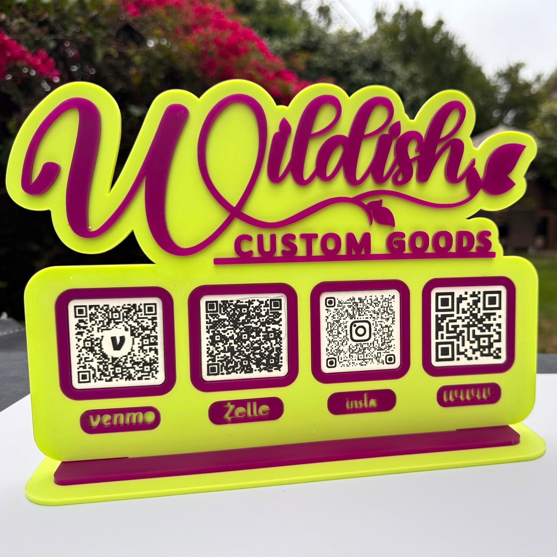 Deluxe business sign