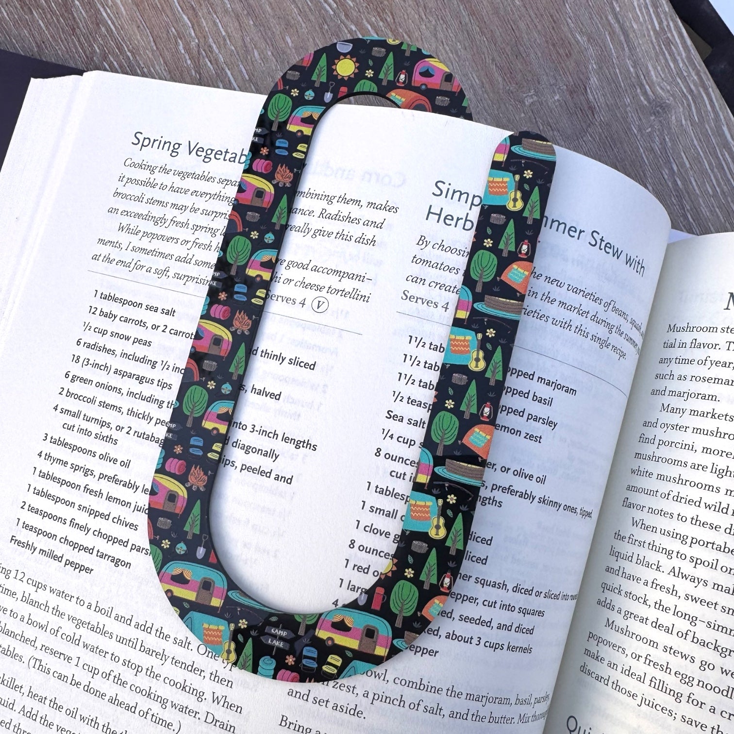 Giant Paperclip Bookmark - Camper