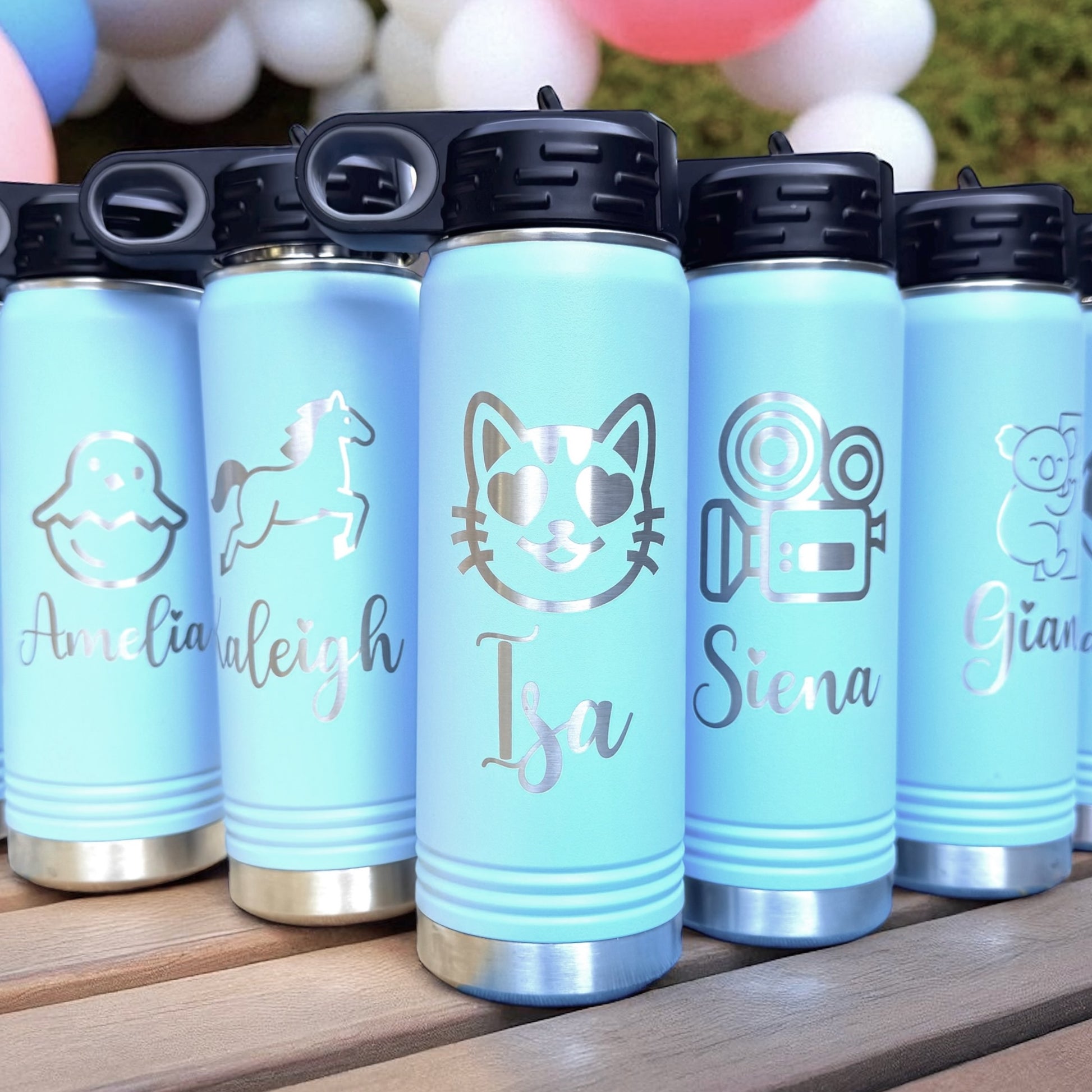 Custom Polar Camel Water Bottle, 20oz, 32oz, 40oz Laser Engraved, Stainless Steel.  Add name, choose design or upload logo