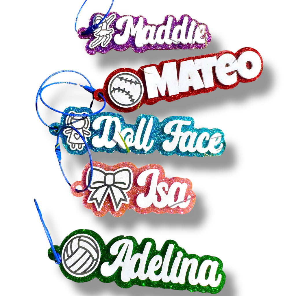 Bag Charms for teams, parties, events