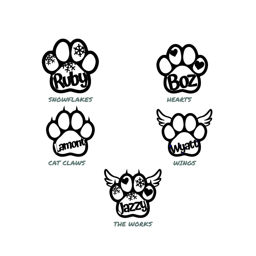 Custom Pet Name Ornament