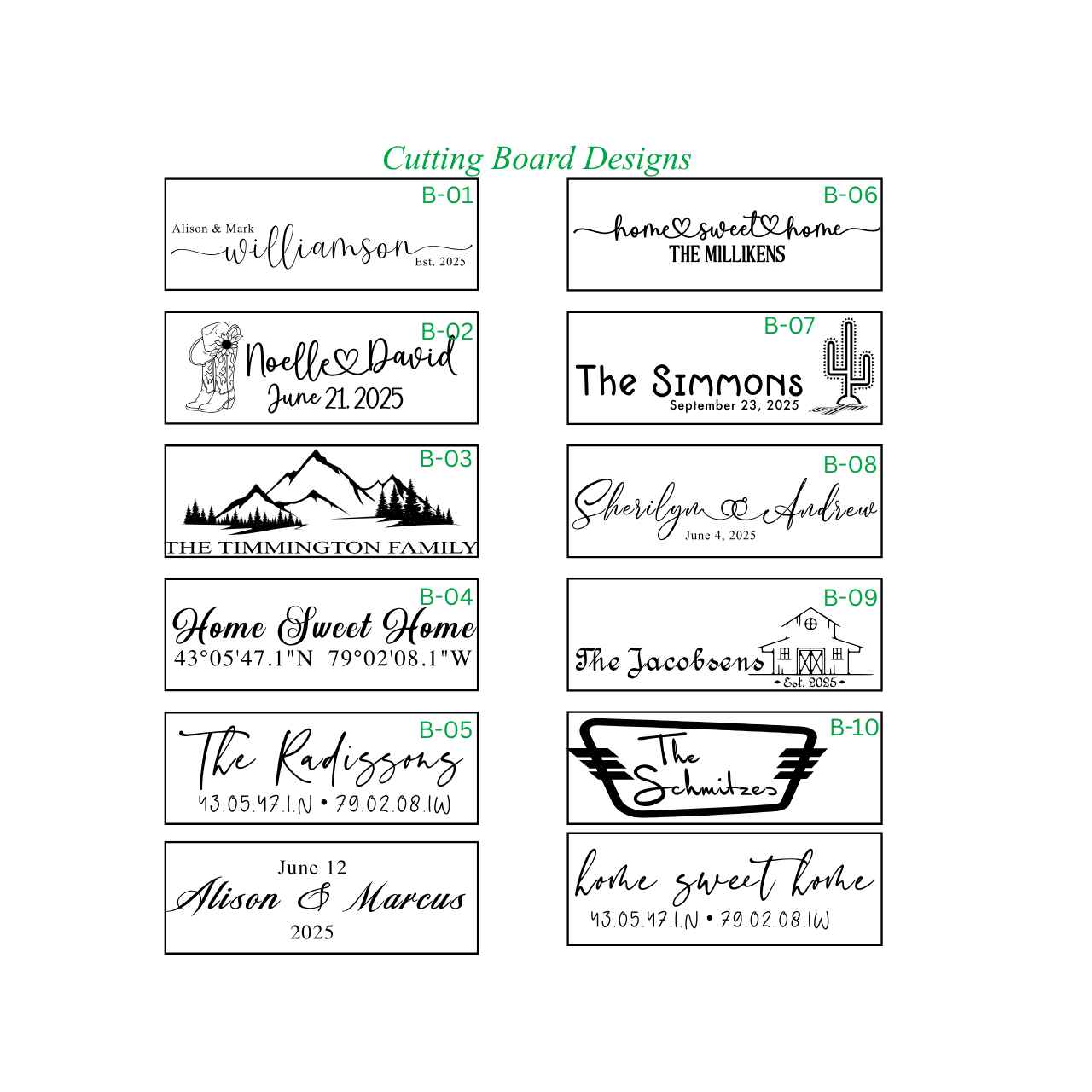 Custom American Maple Cutting Board