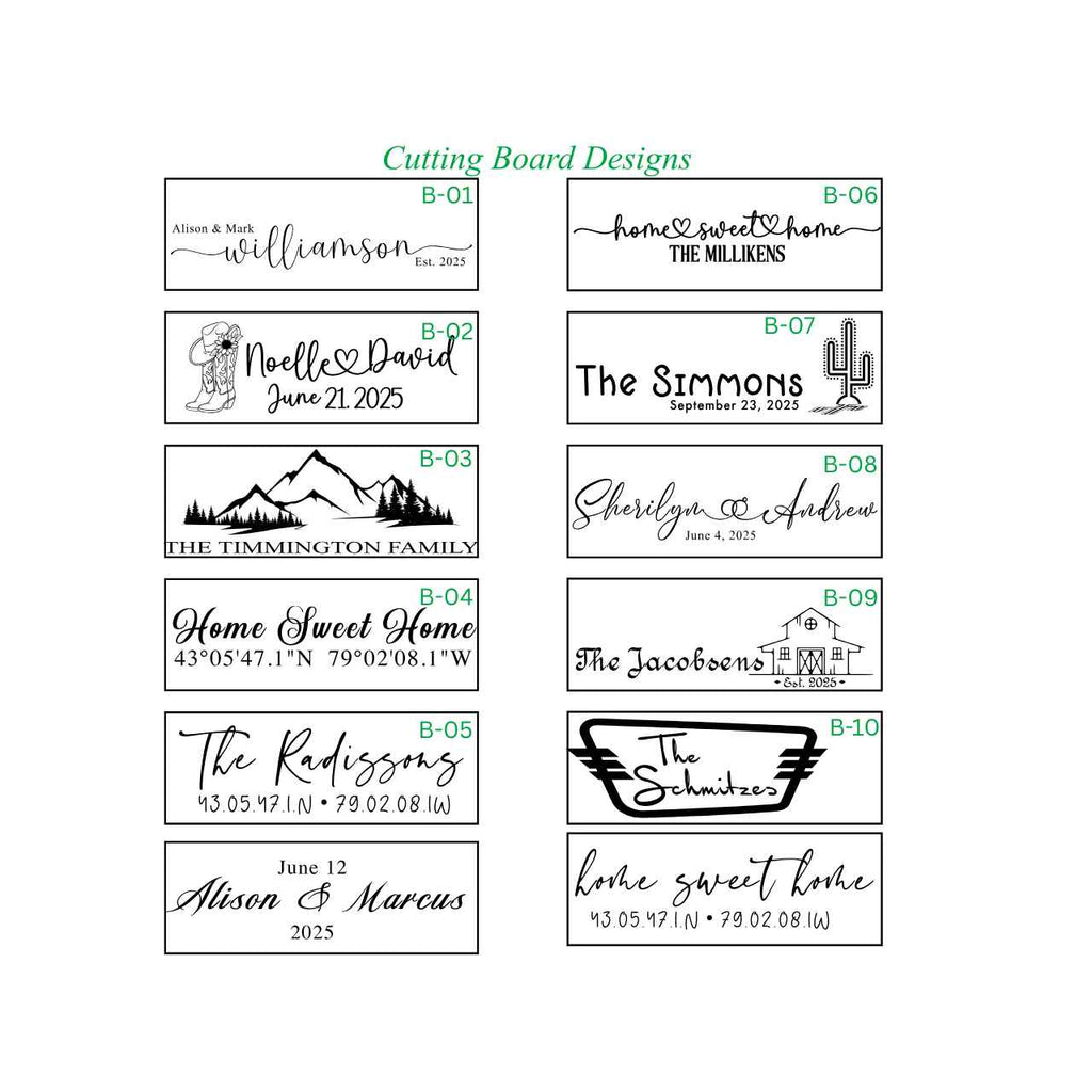 Custom American Maple Cutting Board