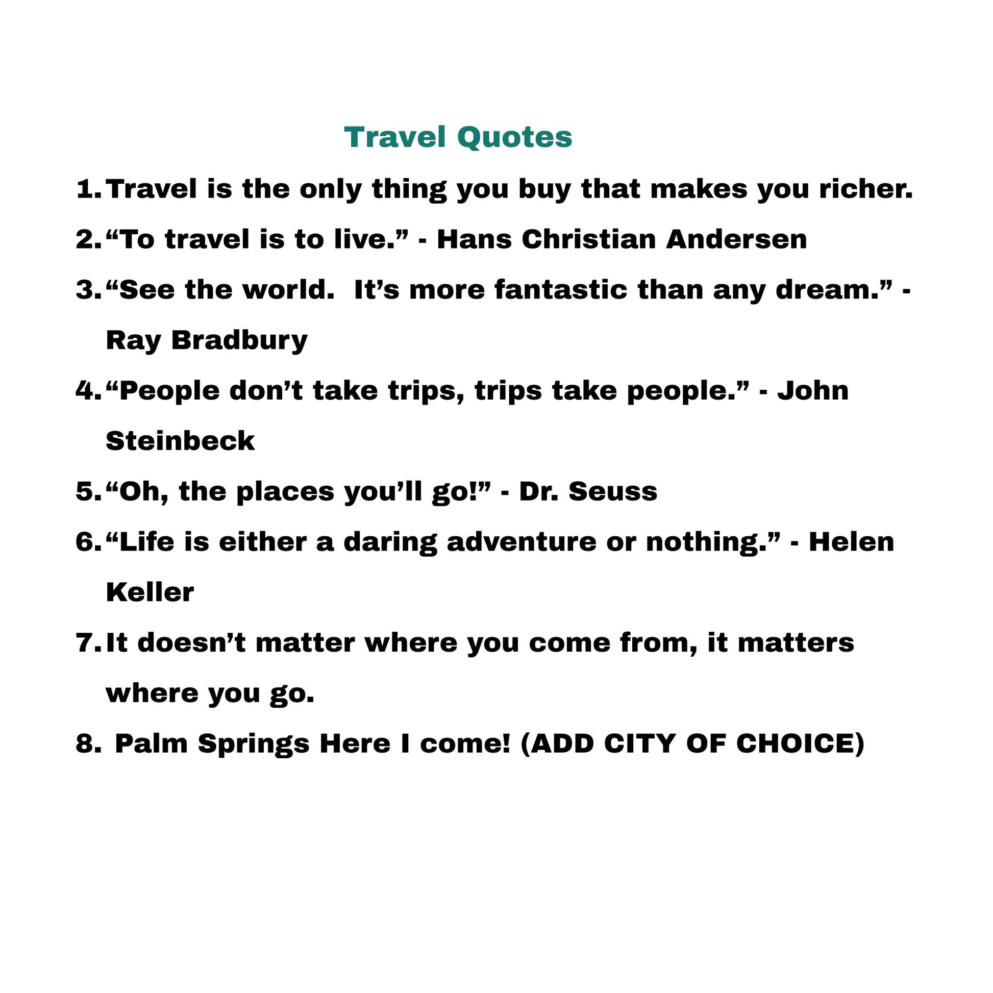 Custom Engraved Luggage Tag - Mid-Century Modern Design | Personalized Travel Gift