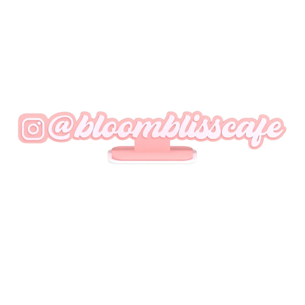 Custom Laser Cut Watermark | Two-Layer Sparkly Acrylic Photo Prop