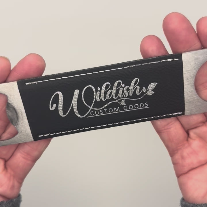 Custom Leatherette Bottle Opener