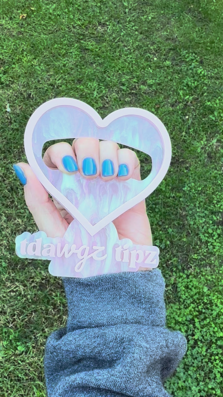 Heart Nailfie | Custom Nail Photo Prop for Nail Techs
